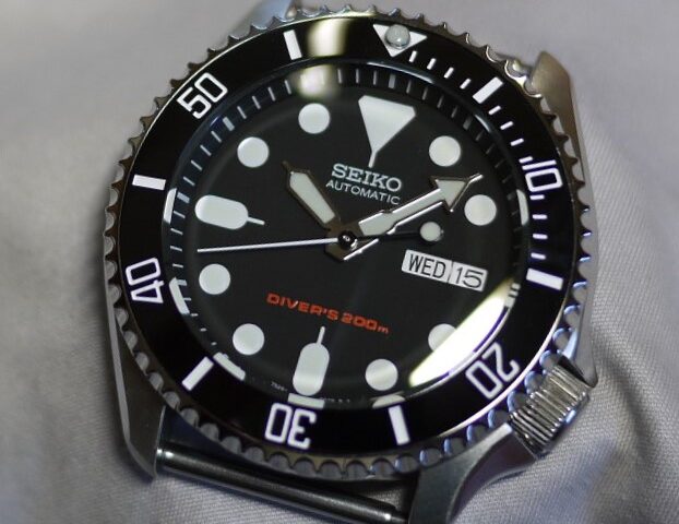 SEIKO SKX007 ブラックボー イmod カスタム - 腕時計(アナログ)
